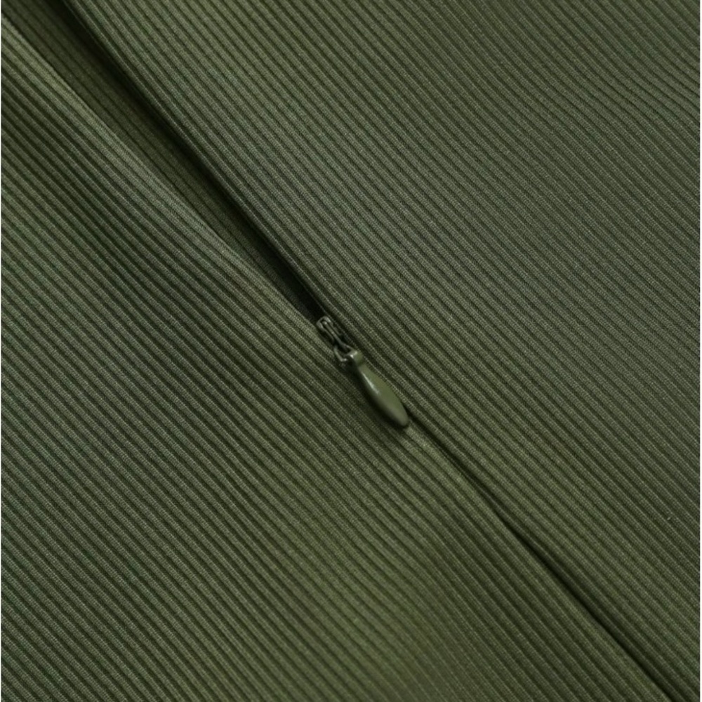 CIDER Sleeveless Wide Leg Jumpsuit Army Green Sz 0XL Viral Blogger Favorite - Picture 6 of 13